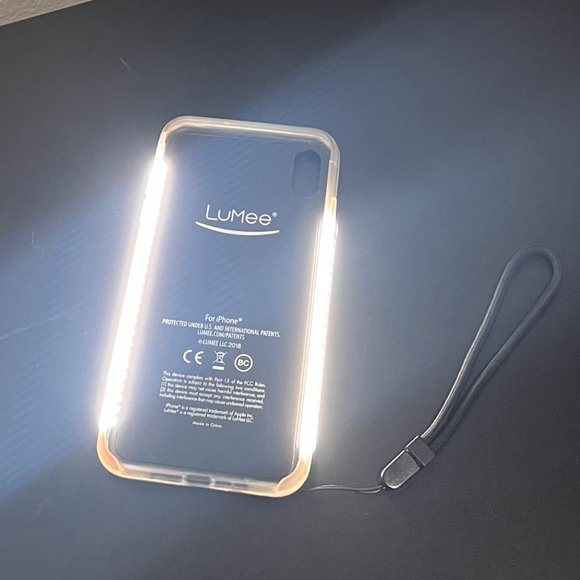 LuMee Duo Lighted Phone Case + 5 screen protectors for iPhone XS Max - Picture 6 of 10